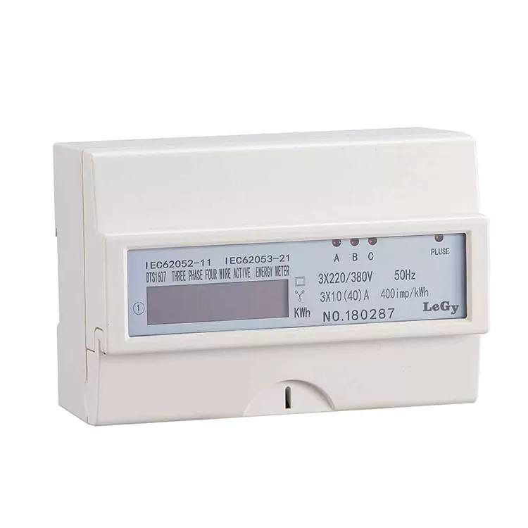 Meter Tenaga Rel DIN Dikendali CT