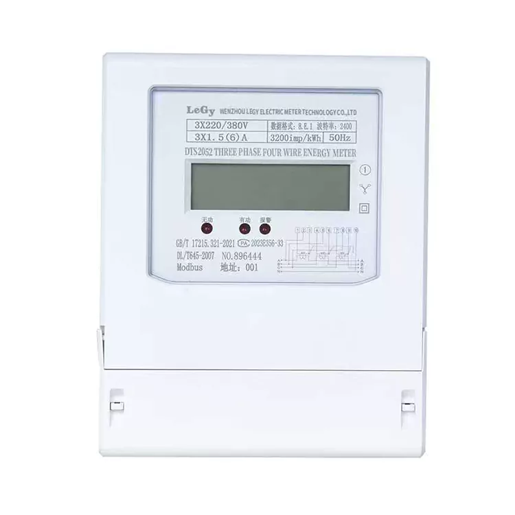 Meter Tenaga kWh Tiga Fasa Bersambung Terus