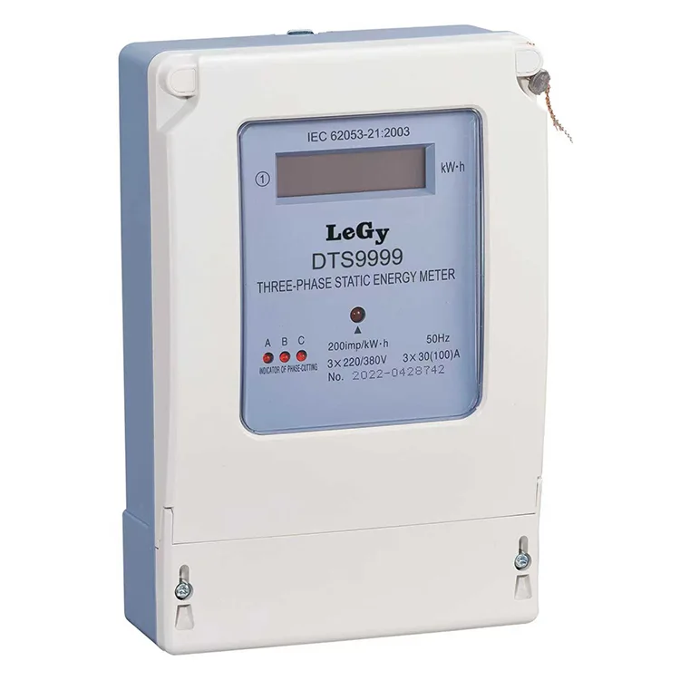 Meter Tenaga kWj Elektronik Tiga Fasa